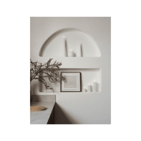 Bougie "Cône" LED - Blanc