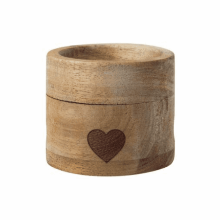 Coquetier avec sa cuillère en porcelaine
