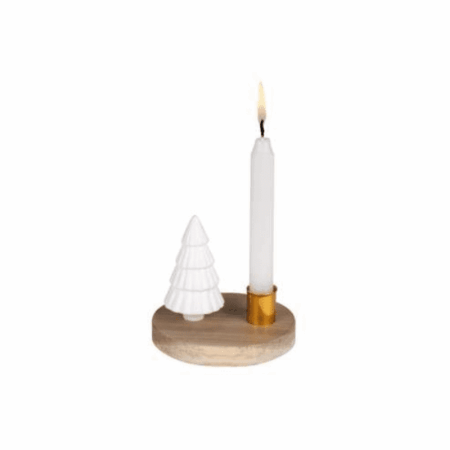 Chandelier sur socle en bois "Sapin"