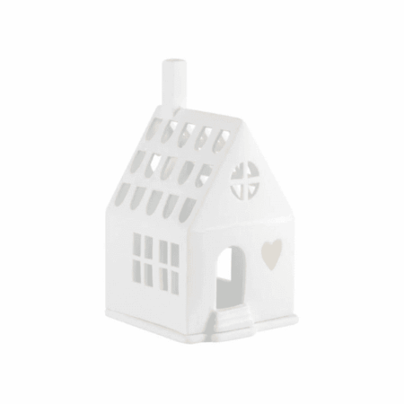 Photophore maison "Home is where the heart is"