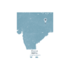 Verre design topographique "Mont Everest"