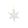 Suspension "White & Gold Stars"