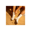 Chaussettes en coton peigné à pois