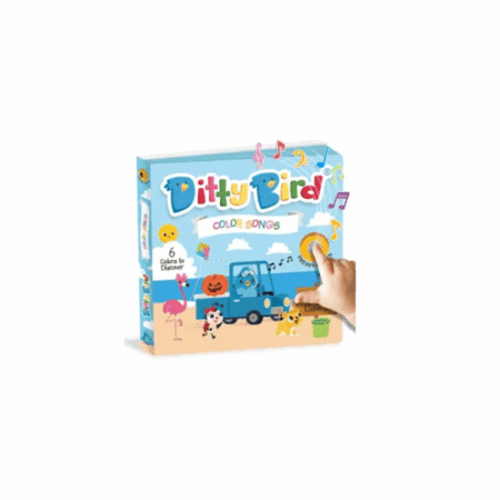 Livre éducatif en anglais Ditty Bird "Color Songs"