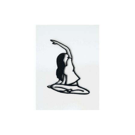 Figurine "La yogiste au pantalon blanc"