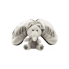 Peluche 2 en 1 réversible "Velvet L'Eléphant Aubergine