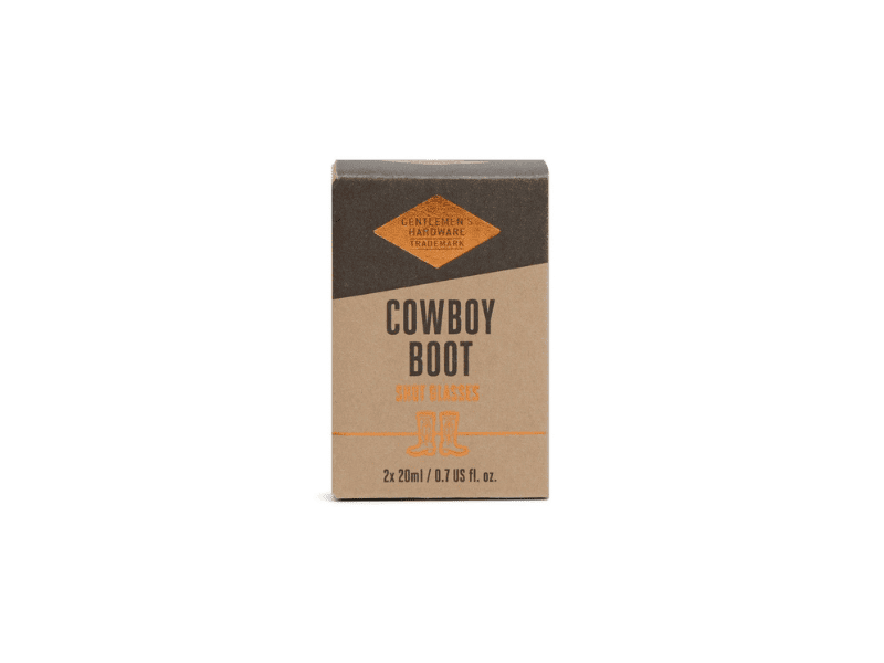 Coffret de 2 verres à shot "Cowboy Boots"