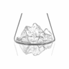 Carafe à eau topographique "Mont Everest"