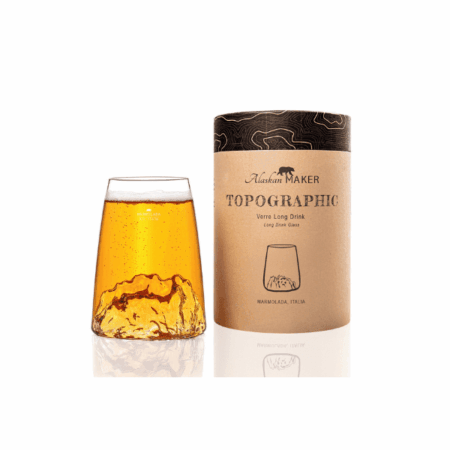 Verre design topographique "Marmolada"