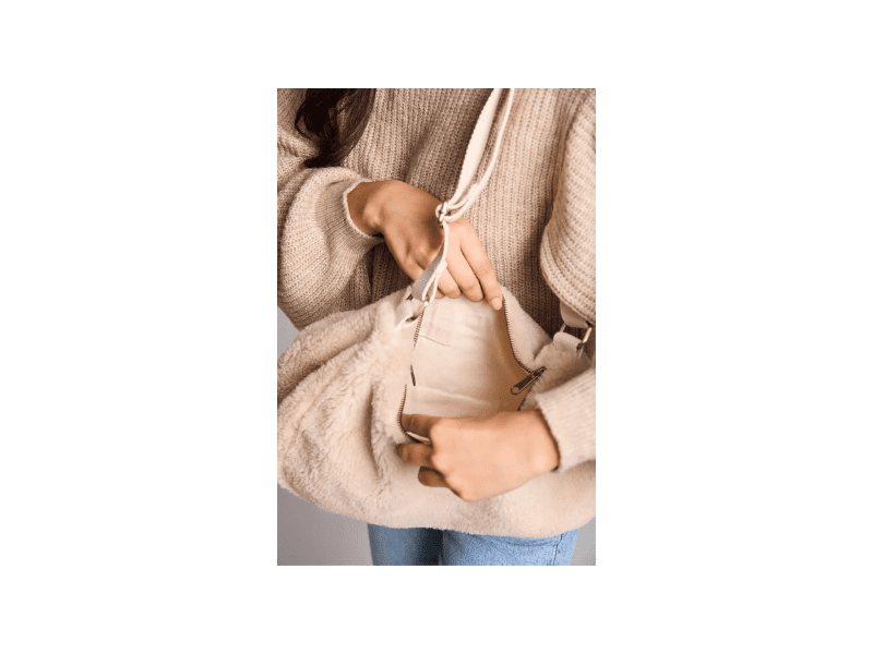 Sac "Rosa" - Teddy Arctique