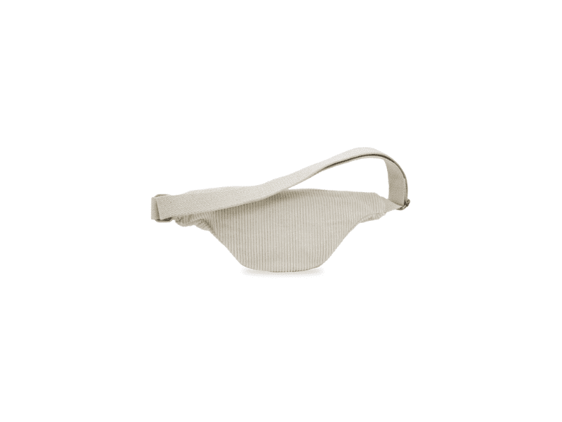 Sac banane "Olivia" - Velours Beige