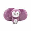 Peluche 2 en 1 réversible "Violet La Chouette Fraise"