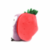 Peluche 2 en 1 réversible "Violet La Chouette Fraise"