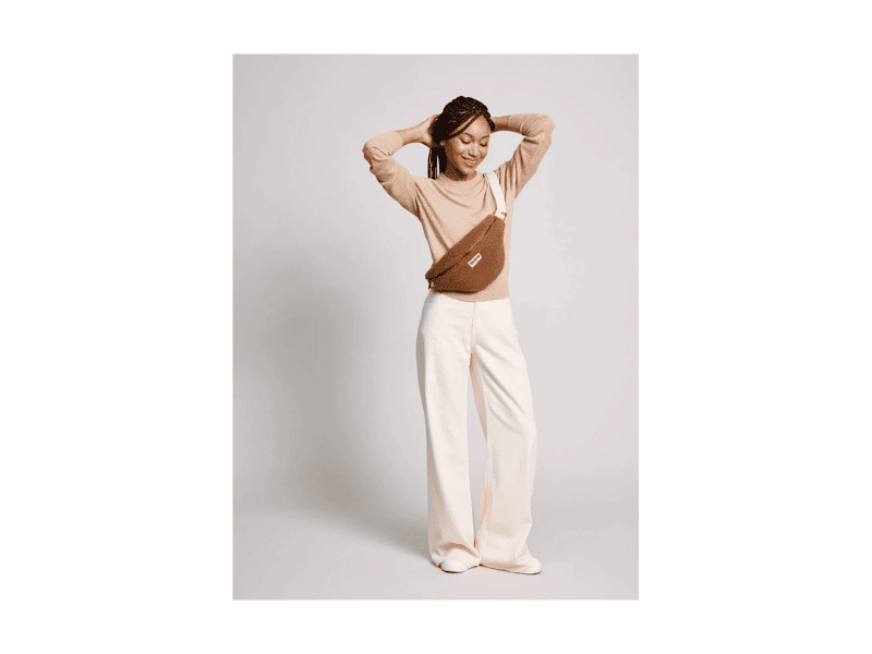 Sac banane "Olivia" - Teddy Brun