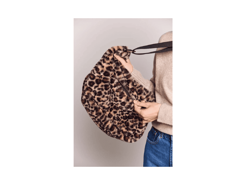 Sac Rosa" - Fourrure Léopard