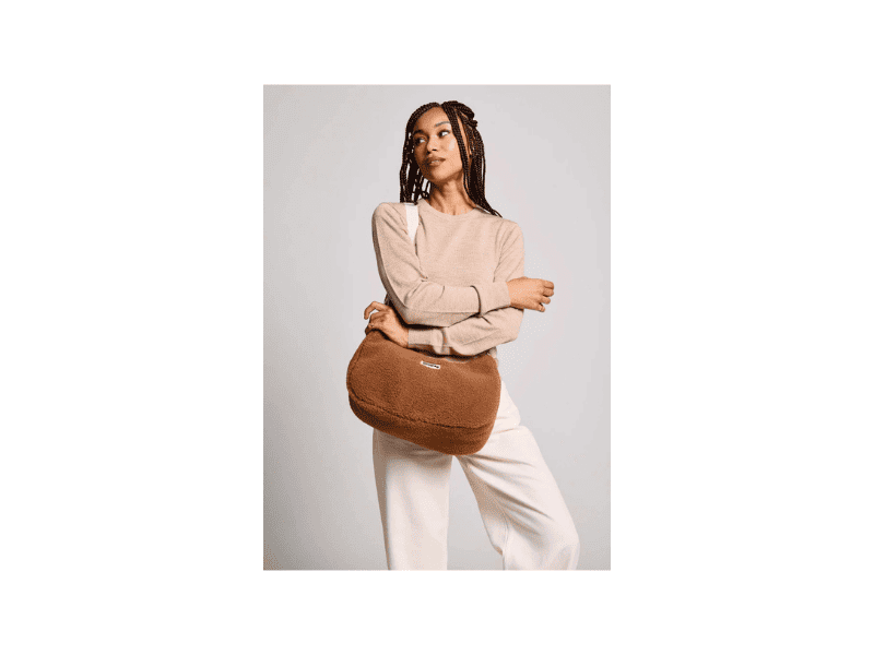 Sac banane "Olivia" - Teddy Brun